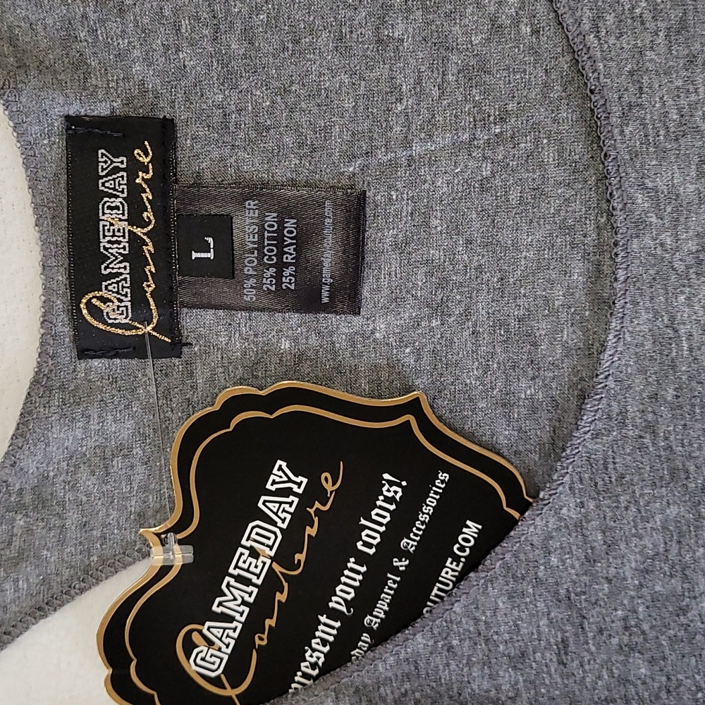 NEW Dallas Mavericks NBA Gameday Couture Womens Racerback Tank Heather Grey Medm - Picture 11 of 11